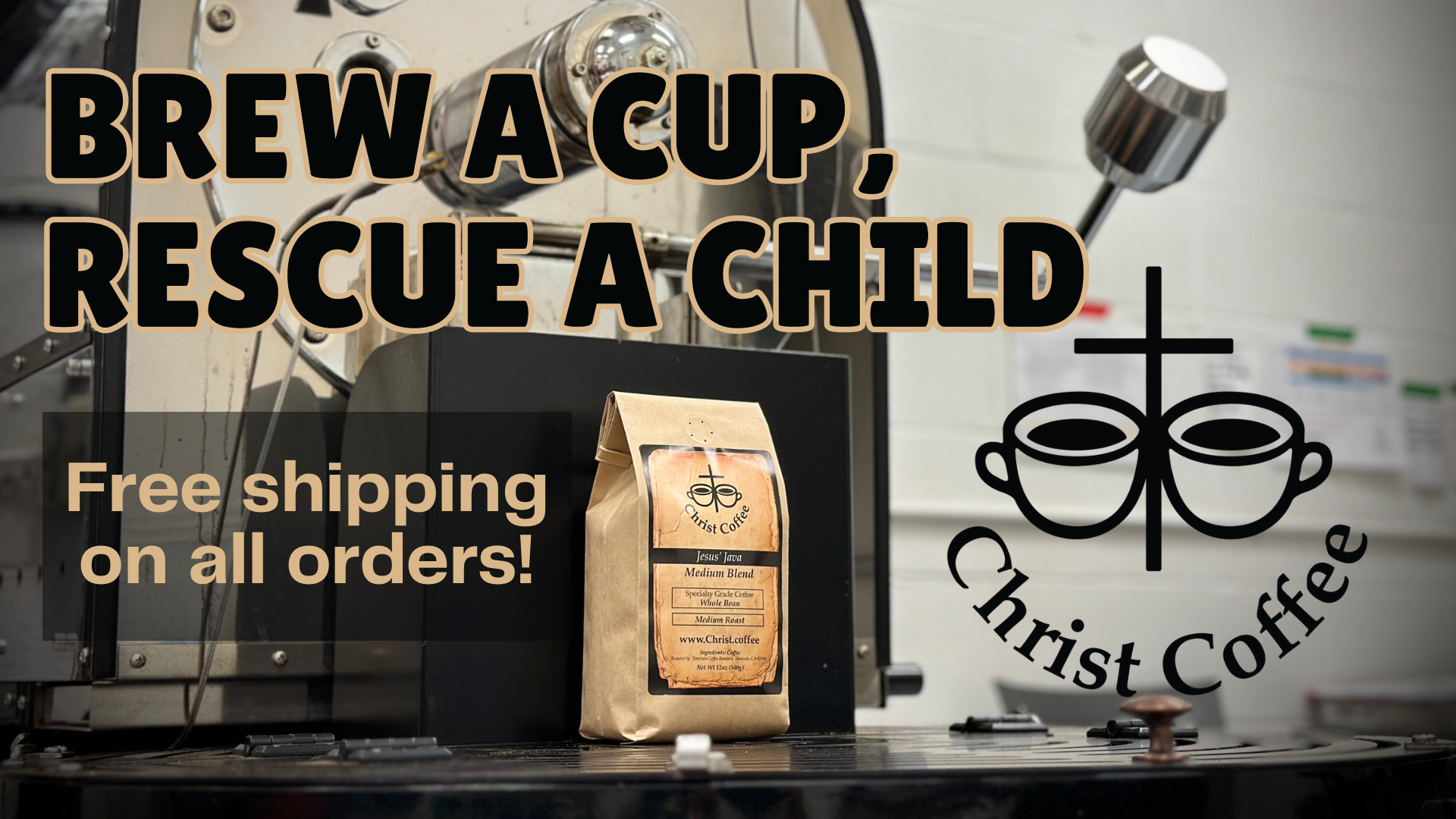 Christ Coffee is more than a brand; it's a movement. Each cup is a testament to our commitment to high-quality beans, the spread of the Gospel, and making a tangible impact in our community and around the world.&nbsp;Your purchase will help rescue a child from sex trafficking.&nbsp;