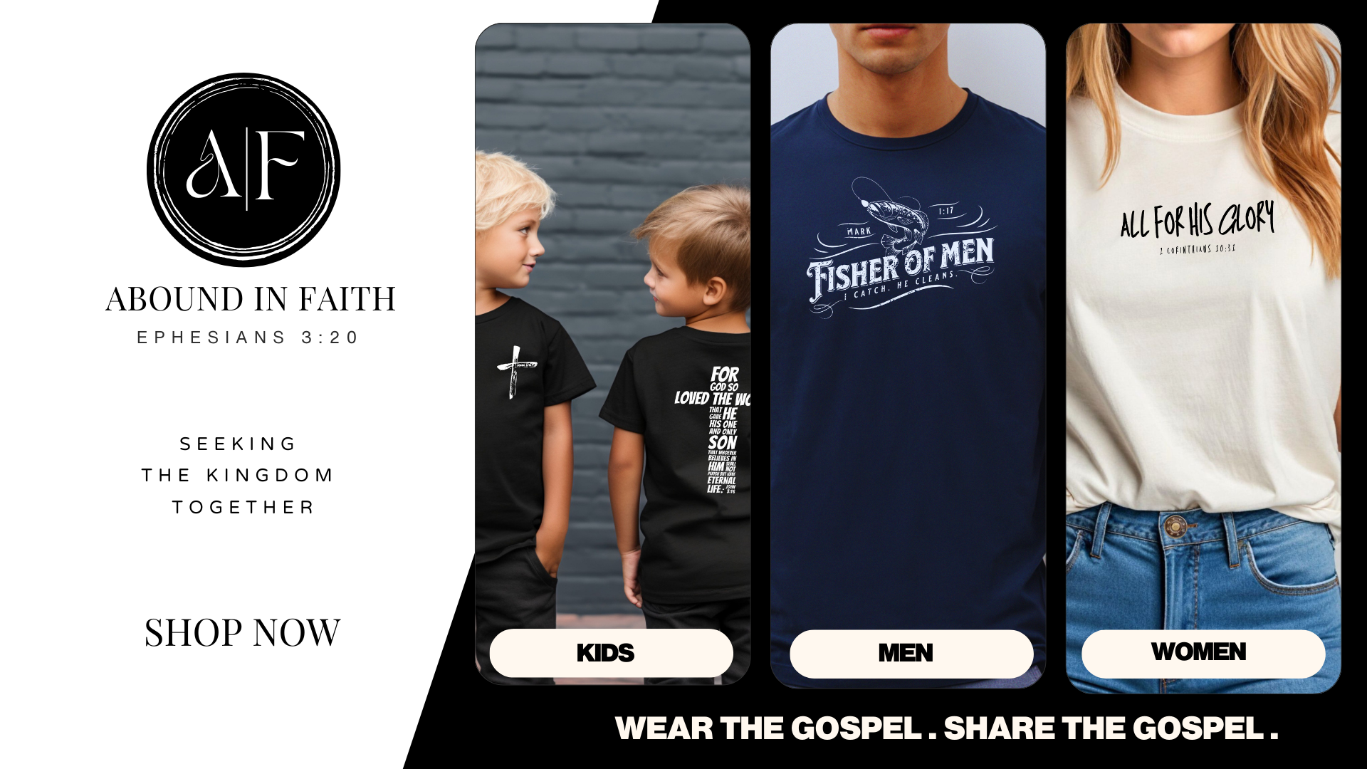 Wear the Gospel. Share the Gospel.&nbsp;We believe faith is meant to be lived out every day, not just on Sundays. When you wear a shirt rooted in Scripture, you’re planting seeds of truth everywhere you go. Sometimes it starts a conversation. Sometimes it gives courage. And sometimes, it simply reminds someone that God sees them.Enjoy 10% off your order with code&nbsp;HISGLORY10.