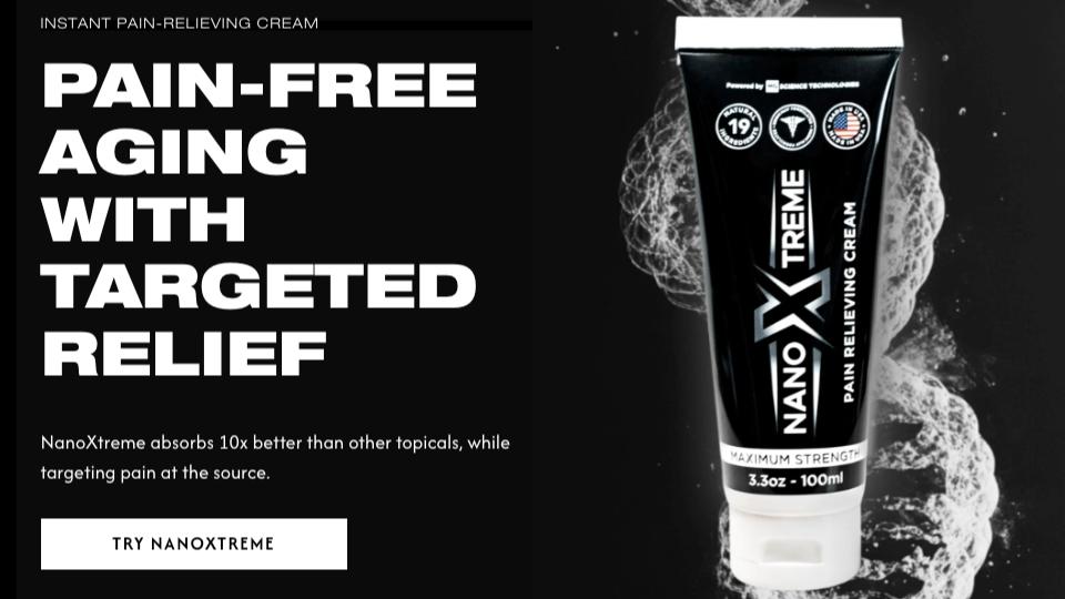 NanoXtreme is a revolutionary topical pain cream that uses a nano-delivery system that shrinks powerful, natural ingredients down to the nanoscale — penetrating all seven layers of your skin and targeting your pain at the source.&nbsp;Use promo code HIS GLORY to save 10% off your entire order!!&nbsp;