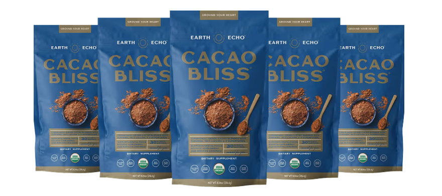 Cacao Bliss powder is a naturally sweet, ceremonial-grade organic cacao powder that offers a rich chocolate taste without sugar crashes or artificial additives. Its fiber-rich blend helps you stay full longer, and the natural compounds provide steady energy so you can stick to your wellness goals with a truly guilt-free treat.