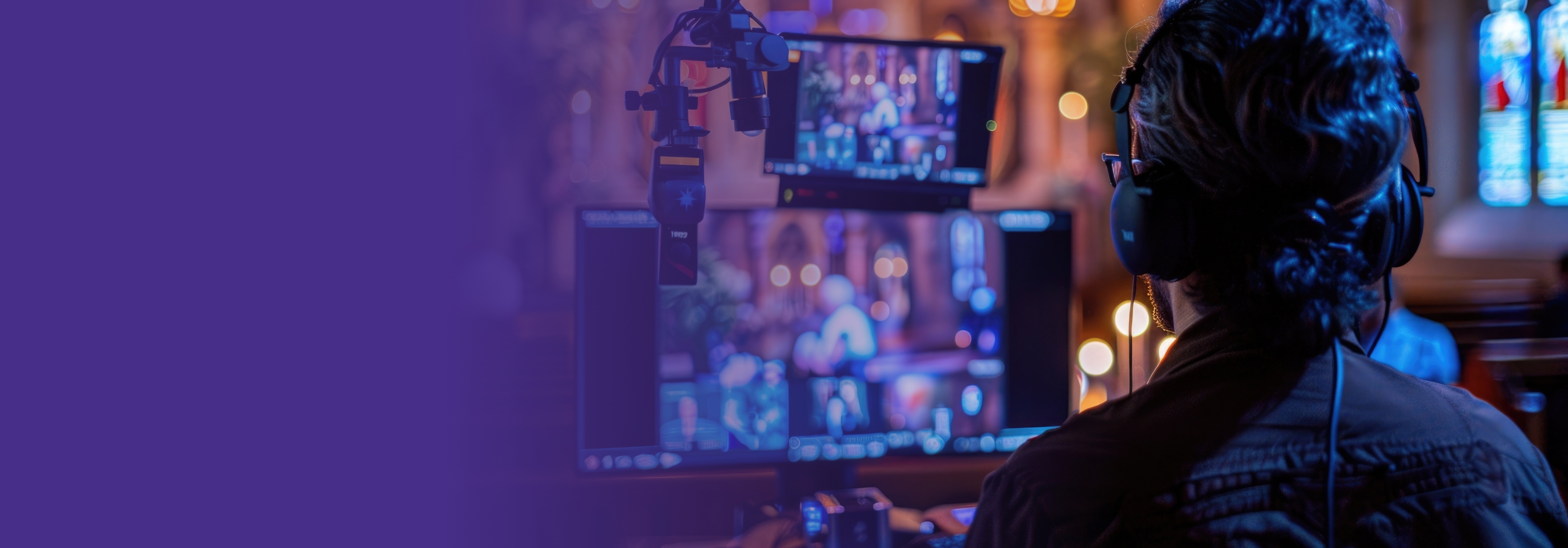 His Glory Parallax Background